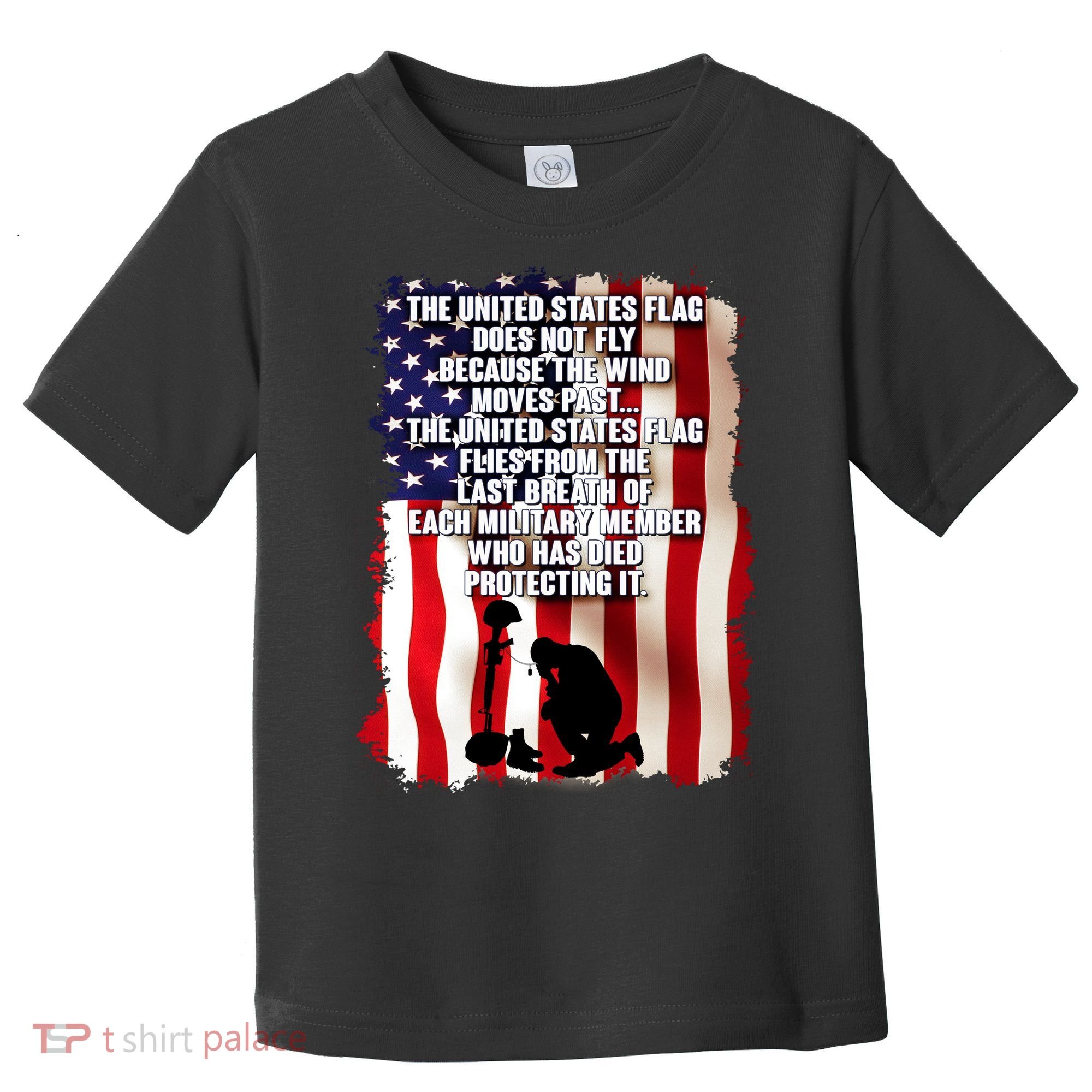 Patriotic Memorial Day United States Flag Toddler T-Shirt
