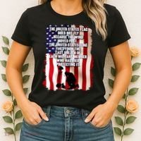 Patriotic Memorial Day United States Flag Women's T-Shirt thumb 2