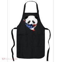 Patriotic Panda American Bandanna Flag Apron thumb 0