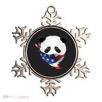 Patriotic Panda American Bandanna Flag Ornament thumb 0