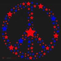 Patriotic Peace Sign Stars Toddler Hoodie thumb 2