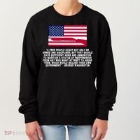 Patriotic Quote George Washington Women's Sweatshirt thumb 0