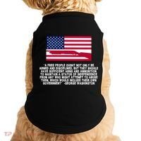 Patriotic Quote George Washington Doggie Tank thumb 0