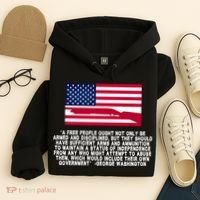 Patriotic Quote George Washington Hoodie thumb 4