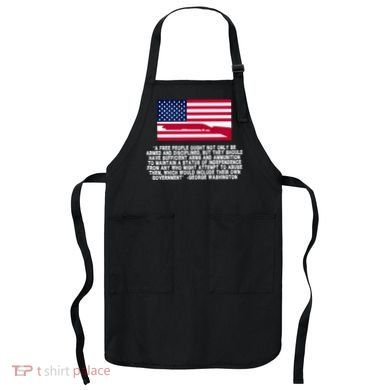 Patriotic Quote George Washington Apron