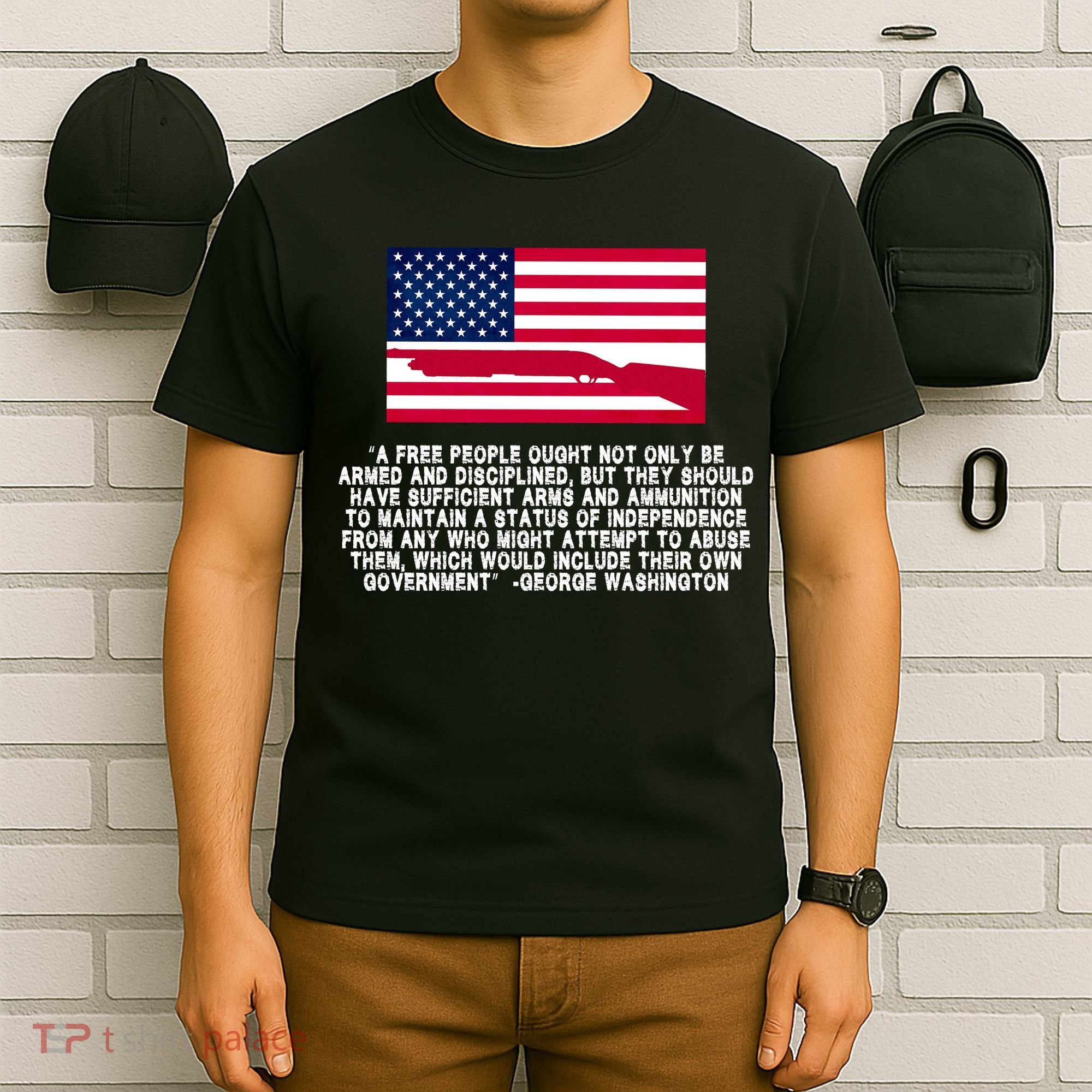 Patriotic Quote George Washington T-Shirt