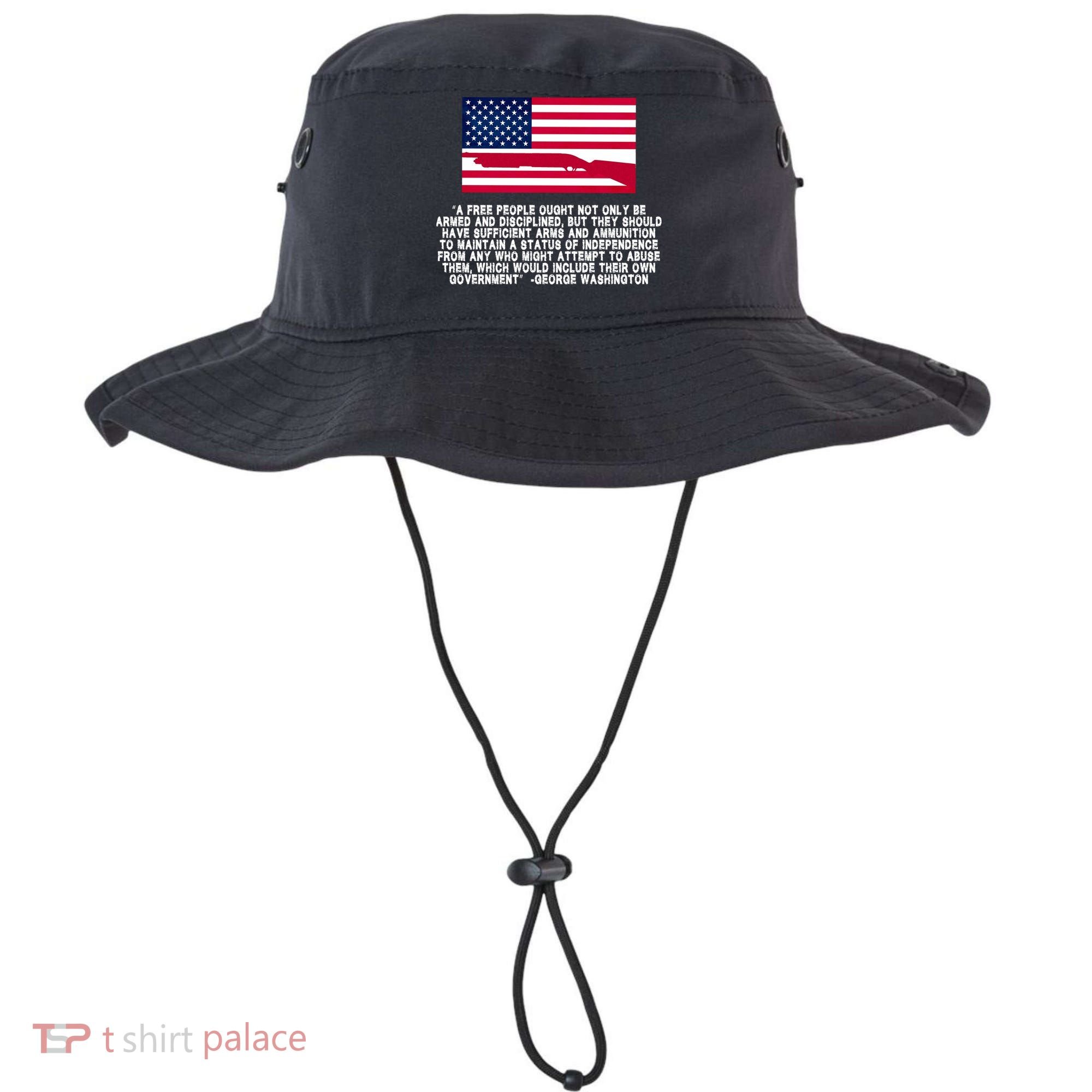 Patriotic Quote George Washington Bucket Hat