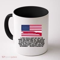 Patriotic Quote George Washington Coffee Mug thumb 0