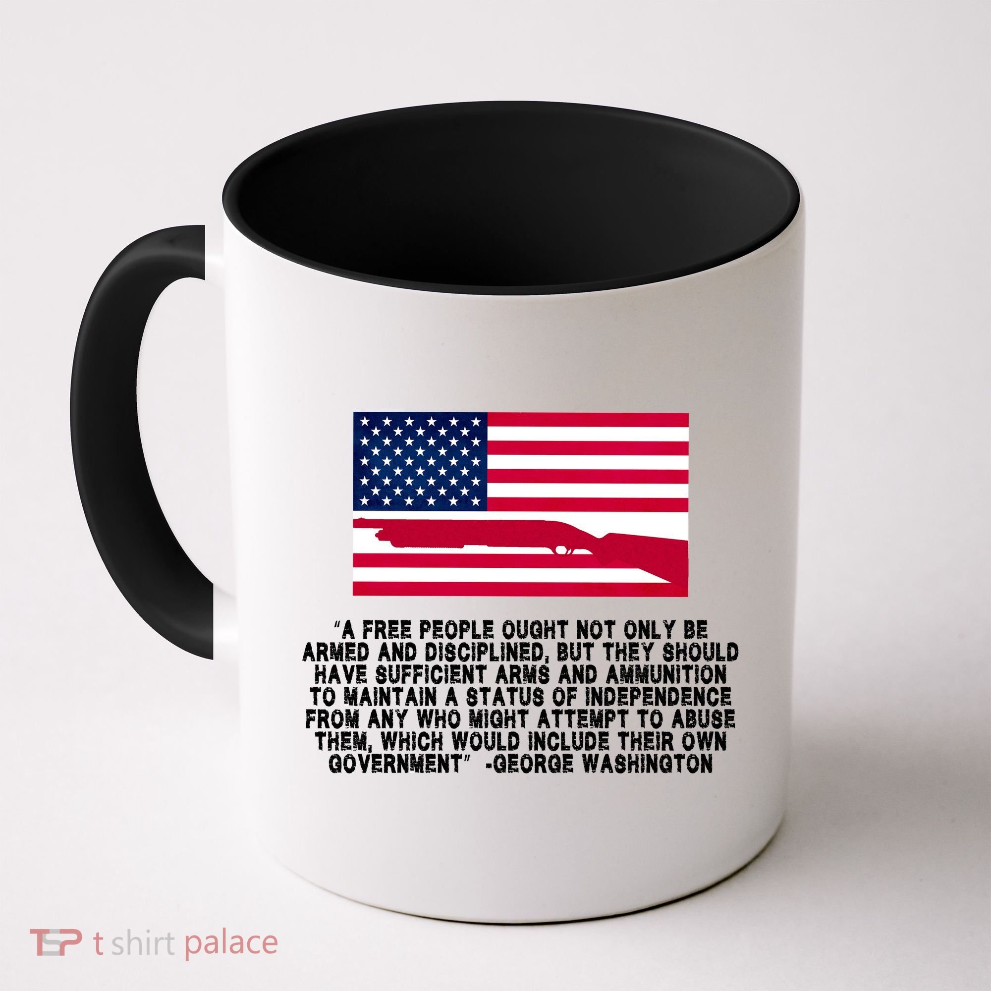 Patriotic Quote George Washington Coffee Mug