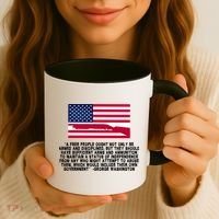 Patriotic Quote George Washington Coffee Mug thumb 3