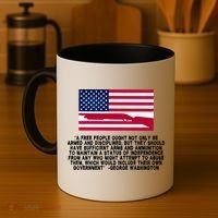 Patriotic Quote George Washington Coffee Mug thumb 4