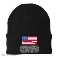 Patriotic Quote George Washington Beanie thumb 0
