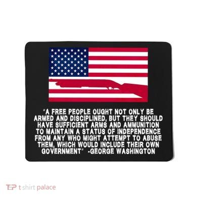 Patriotic Quote George Washington Mousepad