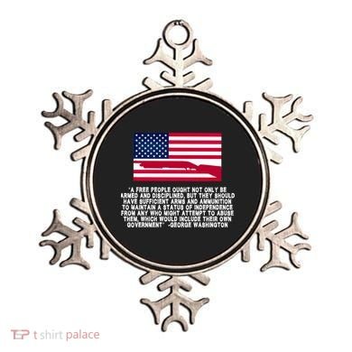 Patriotic Quote George Washington Ornament