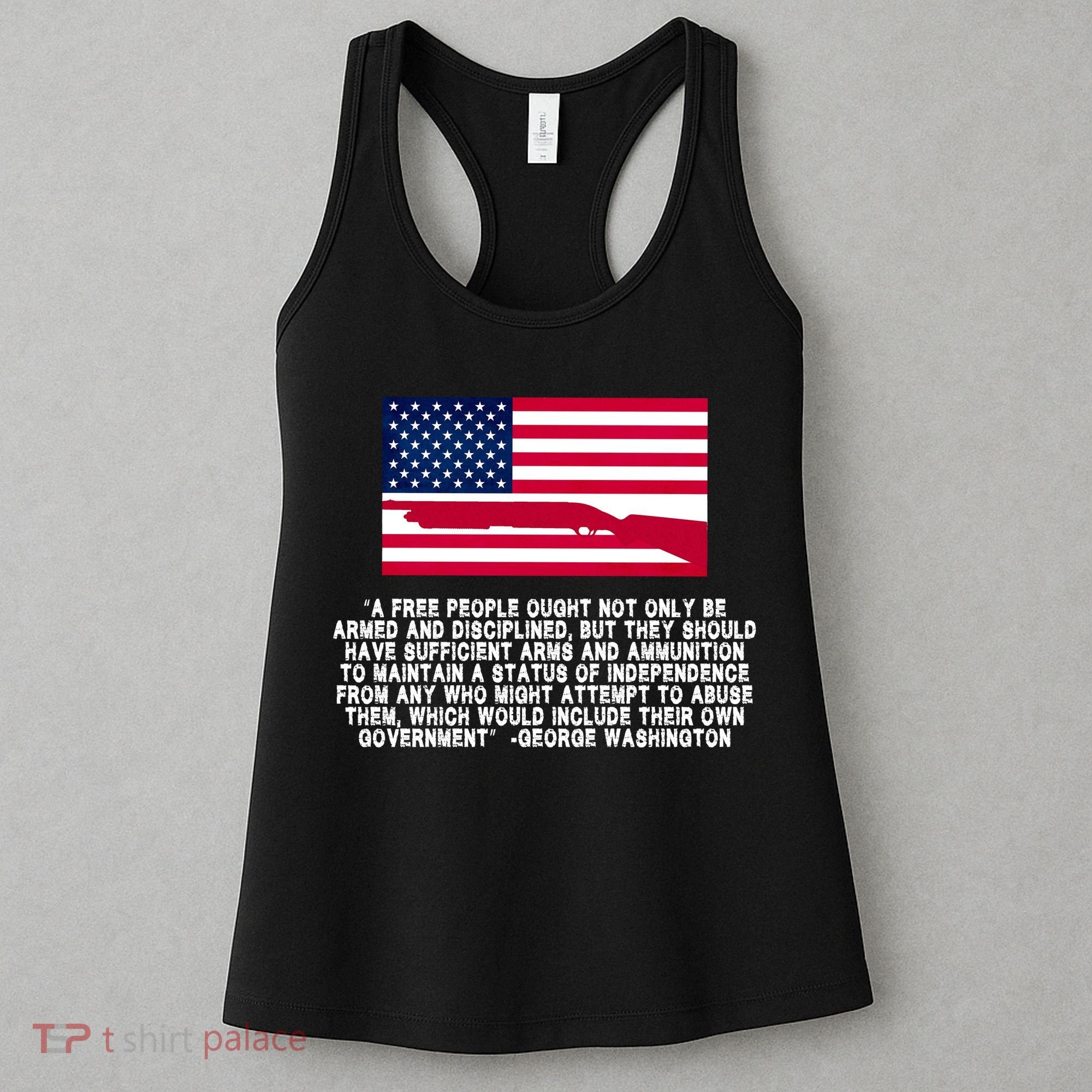 Patriotic Quote George Washington Women's Tank Top