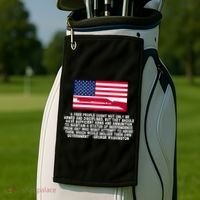 Patriotic Quote George Washington Golf Towel thumb 2
