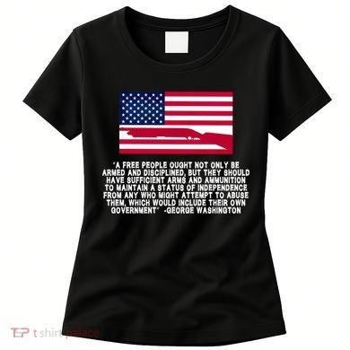Patriotic Quote George Washington Women's T-Shirt
