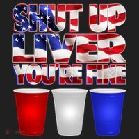 Patriotic Shut Up Liver You're Fine USA  Beanie thumb 2