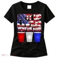 Patriotic Shut Up Liver You're Fine USA  Women's T-Shirt thumb 0