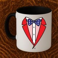 Patriotic Tuxedo Coffee Mug thumb 2