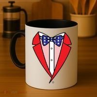 Patriotic Tuxedo Coffee Mug thumb 4