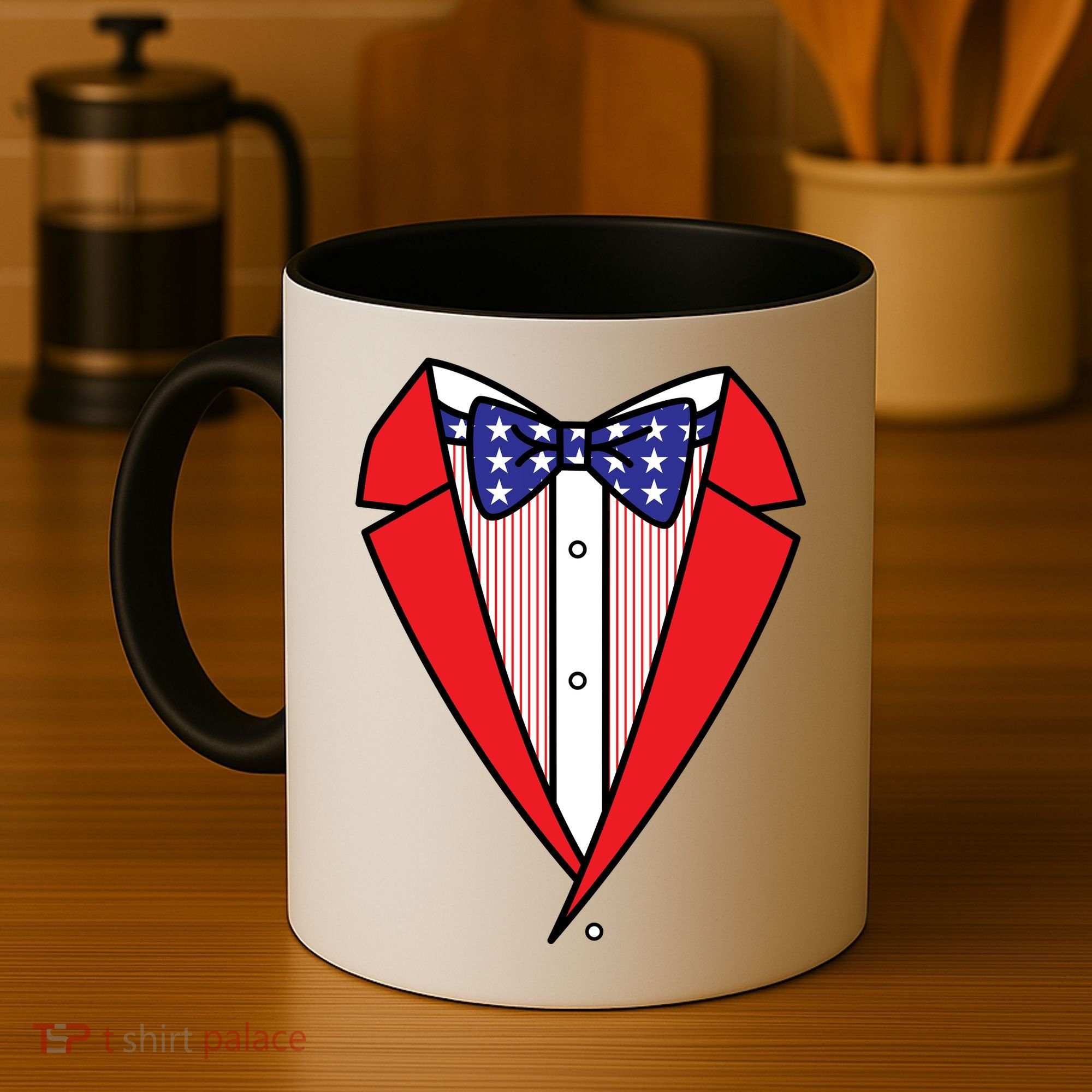 Patriotic Tuxedo Coffee Mug