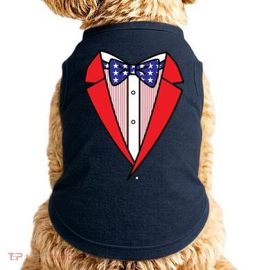 Patriotic Tuxedo Doggie Tank