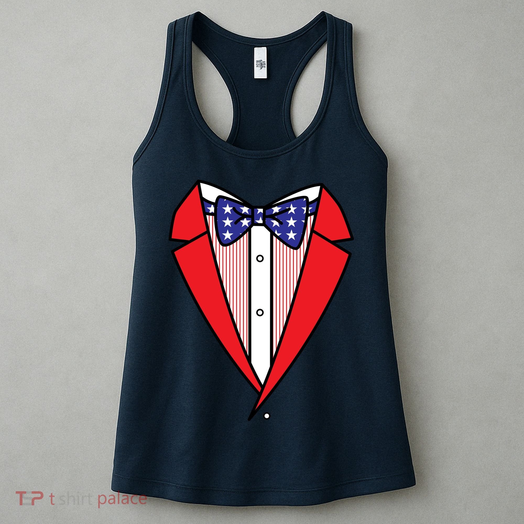 Patriotic Tuxedo Women's Tank Top