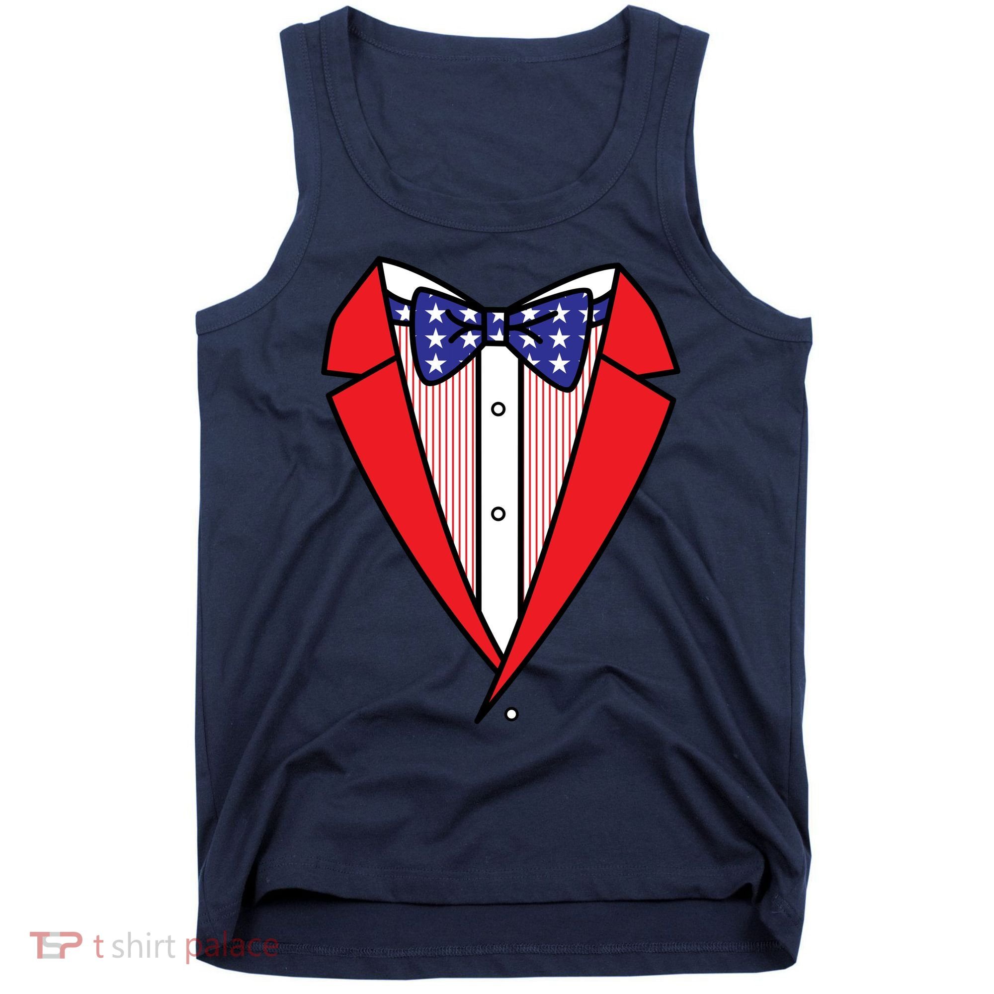 Patriotic Tuxedo Tank Top