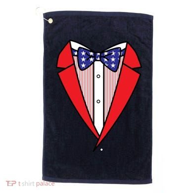 Patriotic Tuxedo Golf Towel