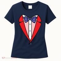 Patriotic Tuxedo Women's T-Shirt thumb 0