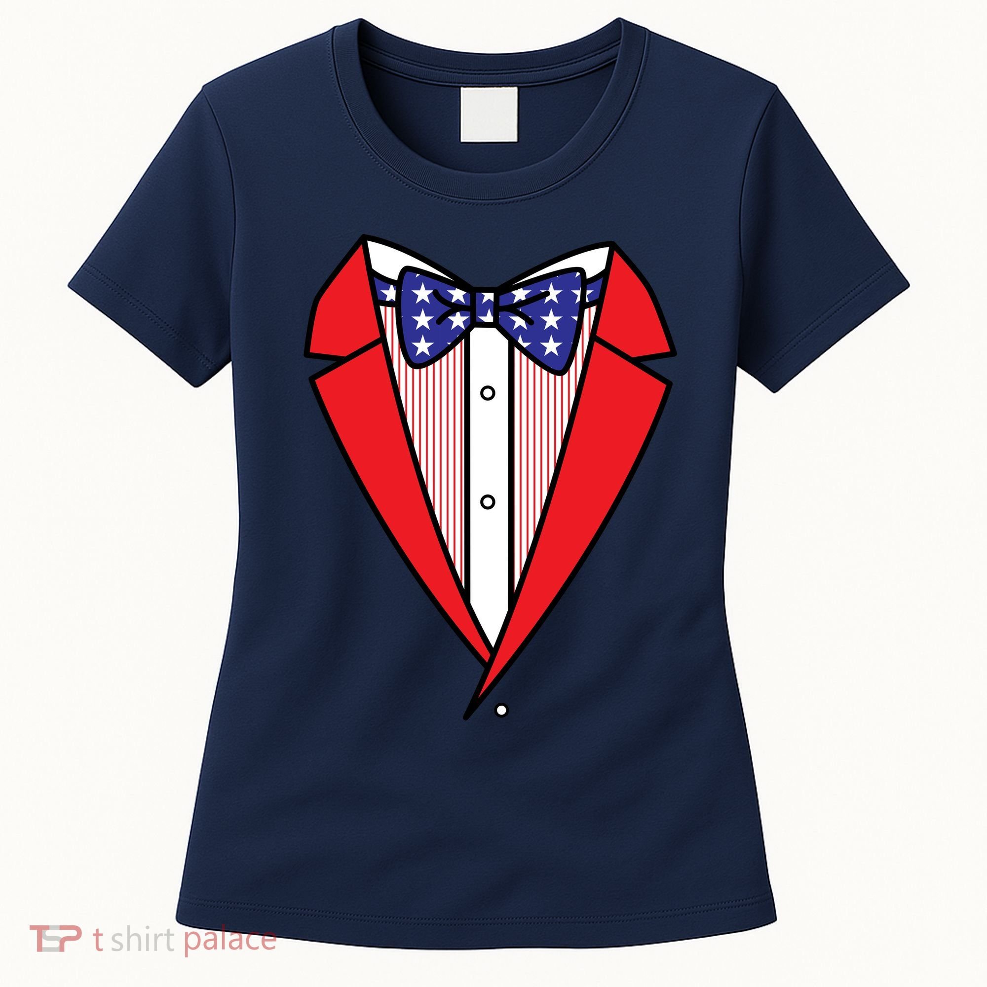 Patriotic Tuxedo Women's T-Shirt