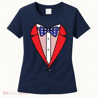 Patriotic Tuxedo Women's T-Shirt