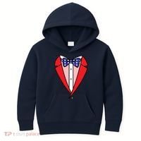 Patriotic Tuxedo Kids Hoodie thumb 0