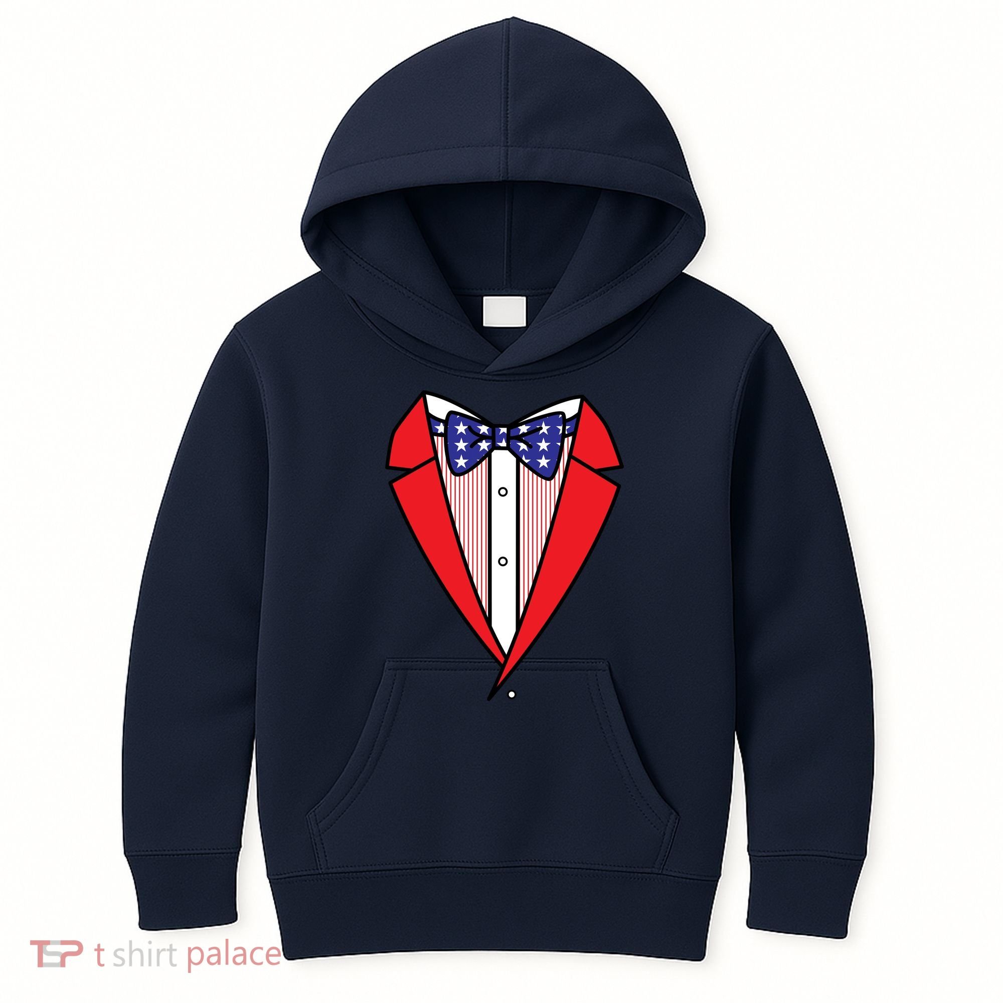 Patriotic Tuxedo Kids Hoodie