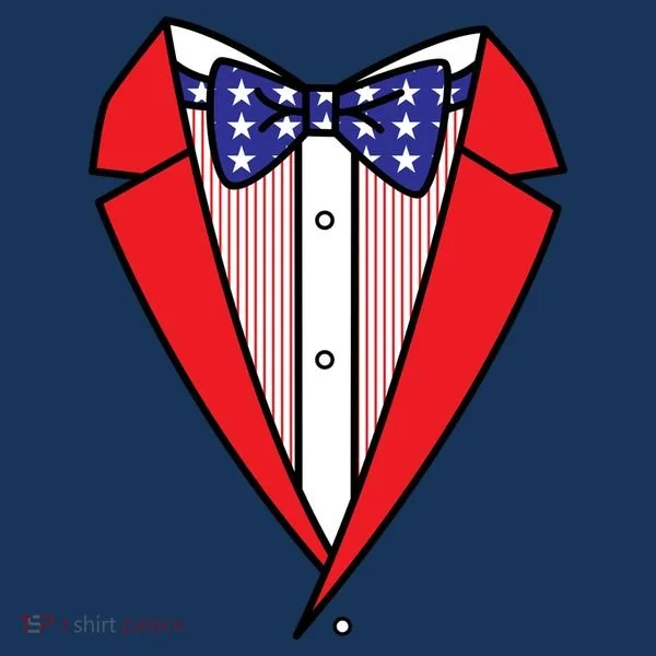 Patriotic Tuxedo Kids Hoodie