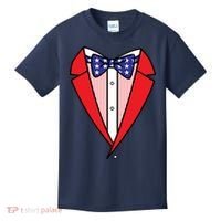 Patriotic Tuxedo Kids T-Shirt thumb 0