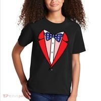 Patriotic Tuxedo Kids T-Shirt thumb 2