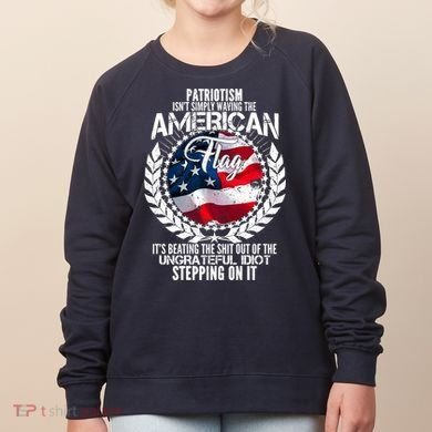 Patriotism American Flag Women's Sweatshirt