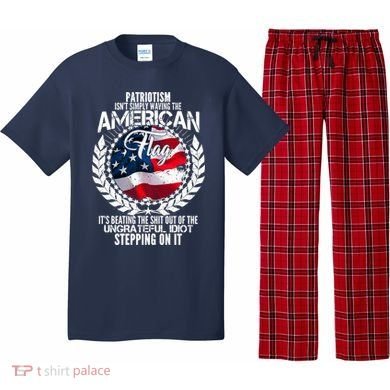 Patriotism American Flag Pajama Set
