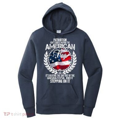 Patriotism American Flag Women's Hoodie