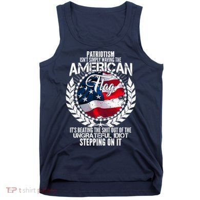 Patriotism American Flag Tank Top
