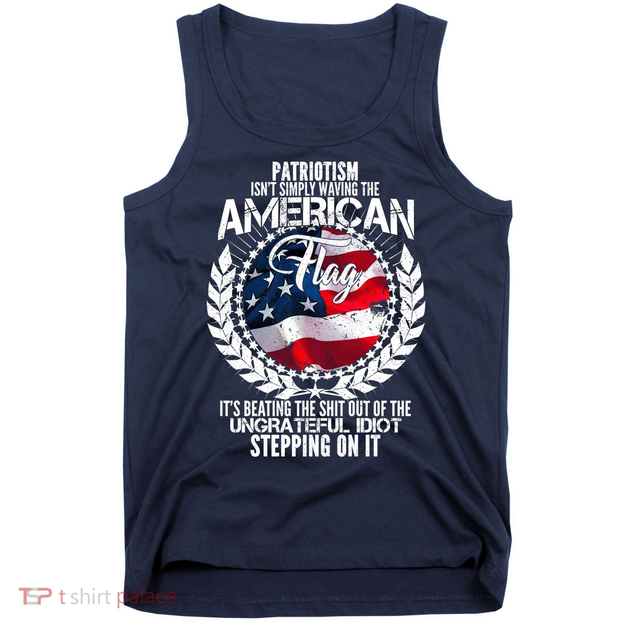 Patriotism American Flag Tank Top
