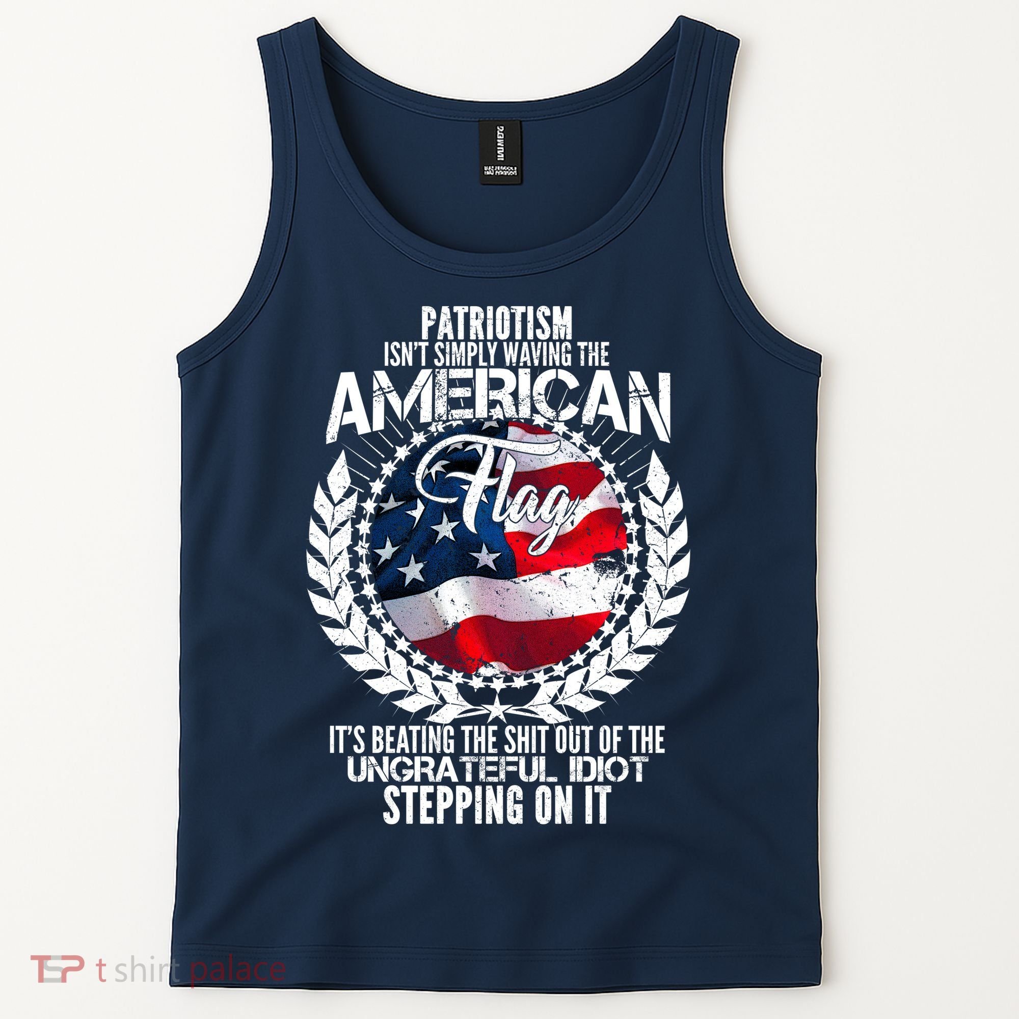Patriotism American Flag Tank Top