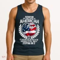 Patriotism American Flag Tank Top thumb 3