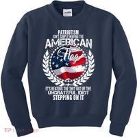 Patriotism American Flag Kids Sweatshirt thumb 0