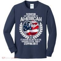 Patriotism American Flag Kids Long Sleeve Shirt thumb 0