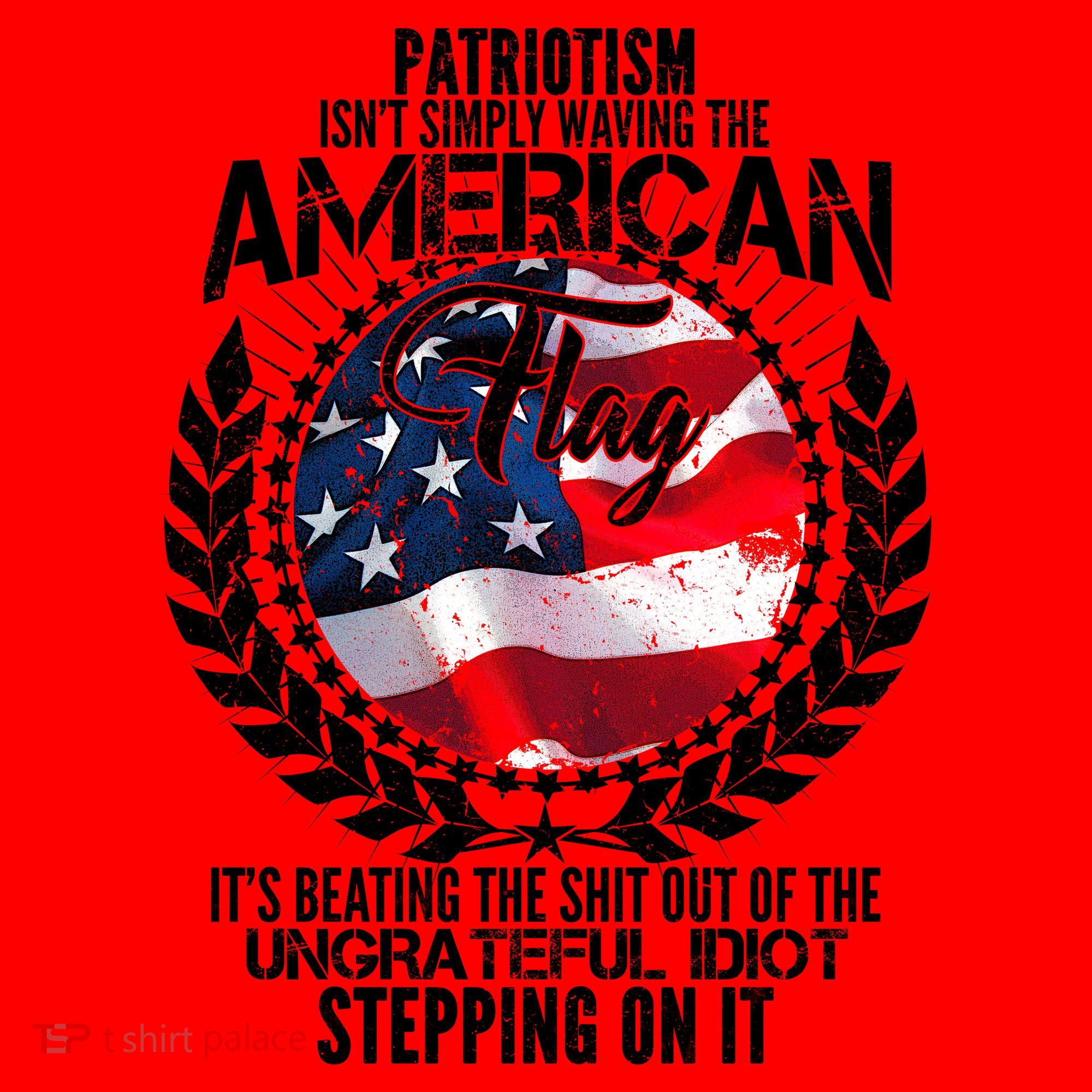 Patriotism American Flag Santa Hat