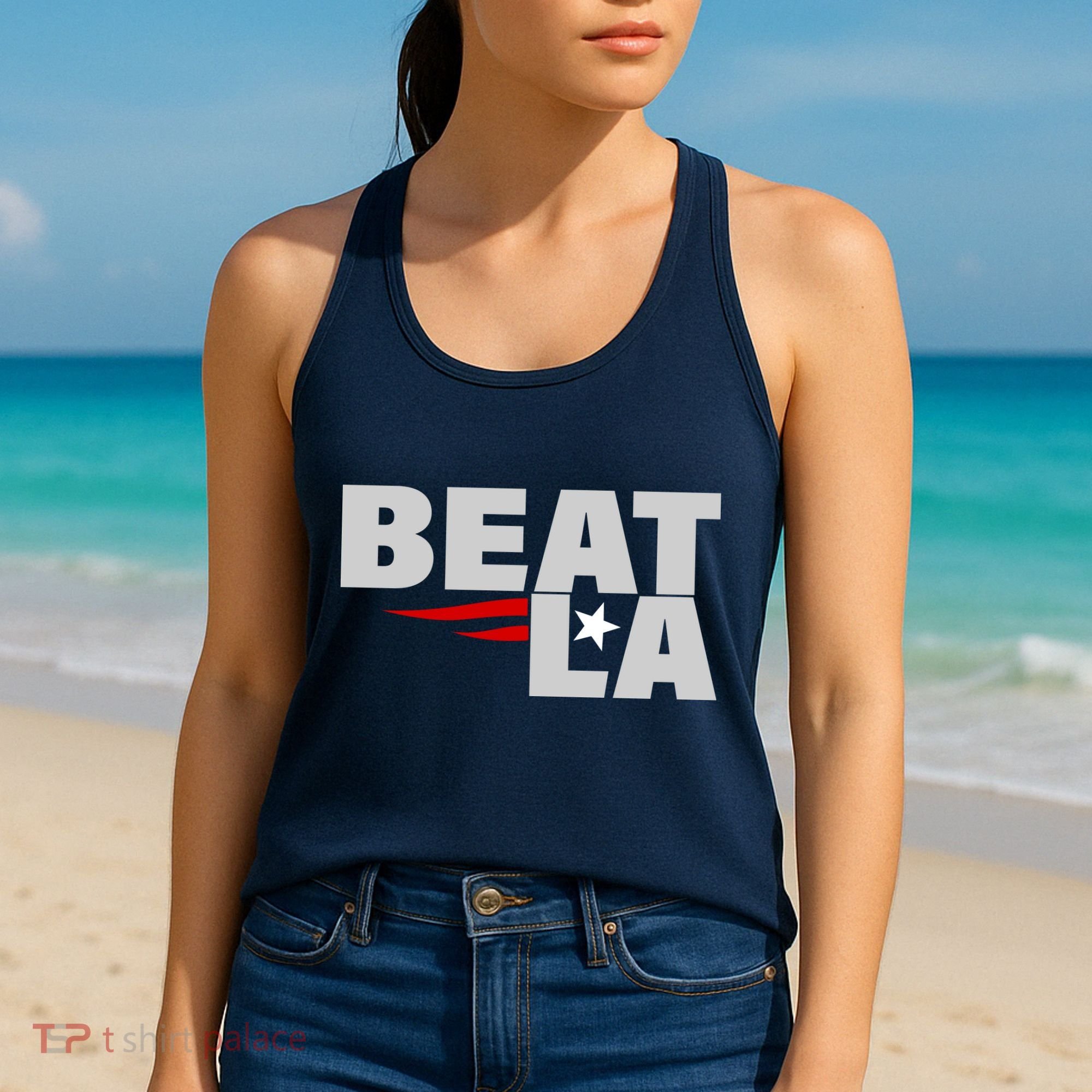 Patriots Beat LA Women's Tank Top