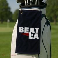 Patriots Beat LA Golf Towel thumb 2